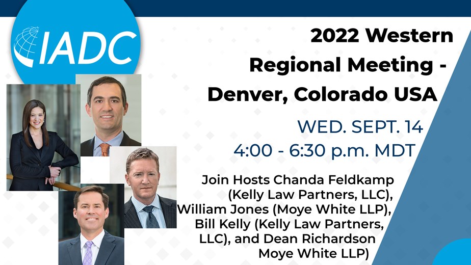 2022 Western Regional Meeting Denver, CO IADC